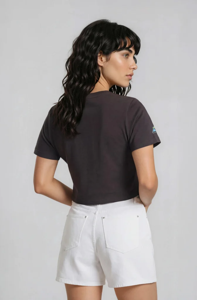 CAN AeroFlow Player Crop Tee in Black
