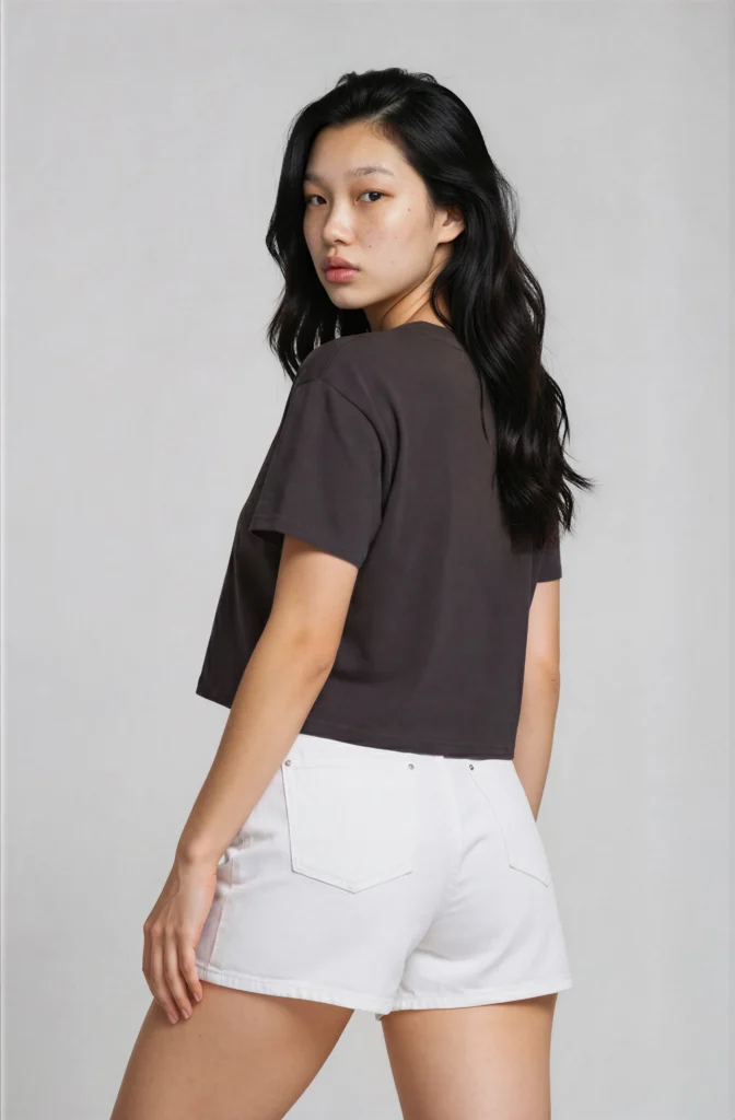 MEX AeroFlow Player Crop Tee in Black