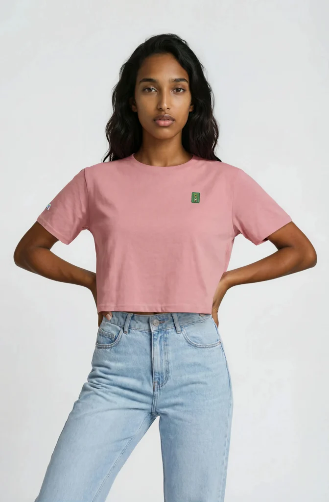 MEX AeroFlow Player Crop Tee in Pink