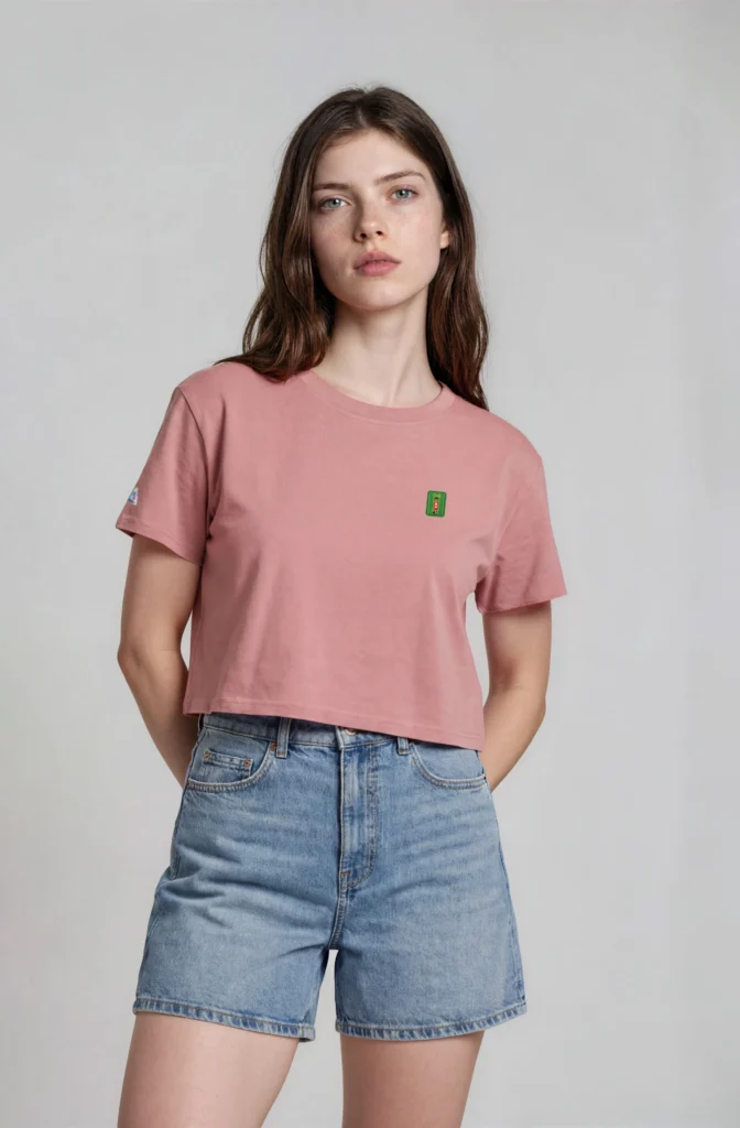 CAN AeroFlow Player Crop Tee in Pink