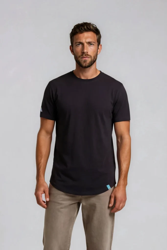 ARG Streetline Classic Long Body Tee in Black