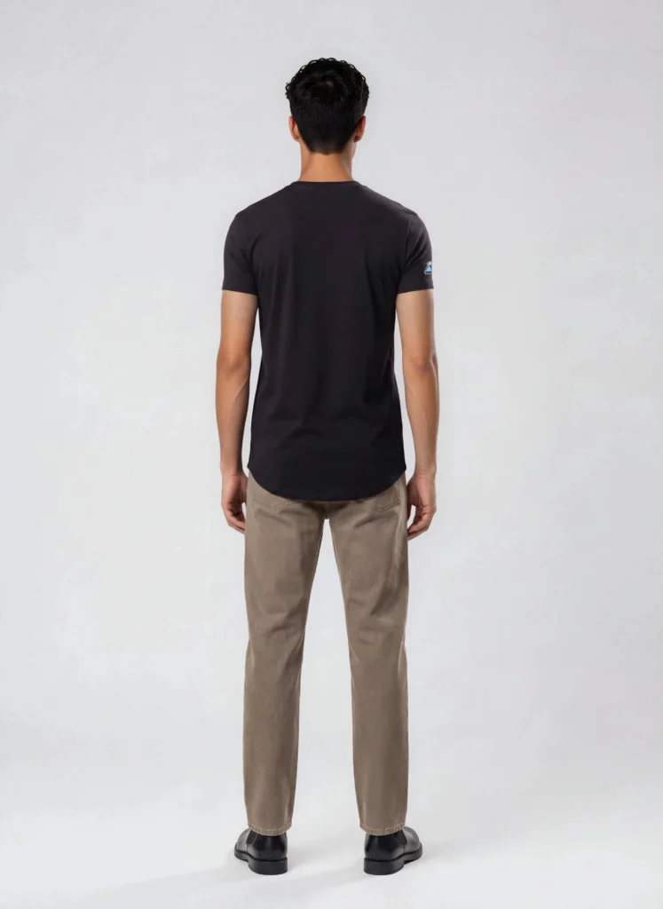 MEX Streetline Classic Long Body Tee in Black