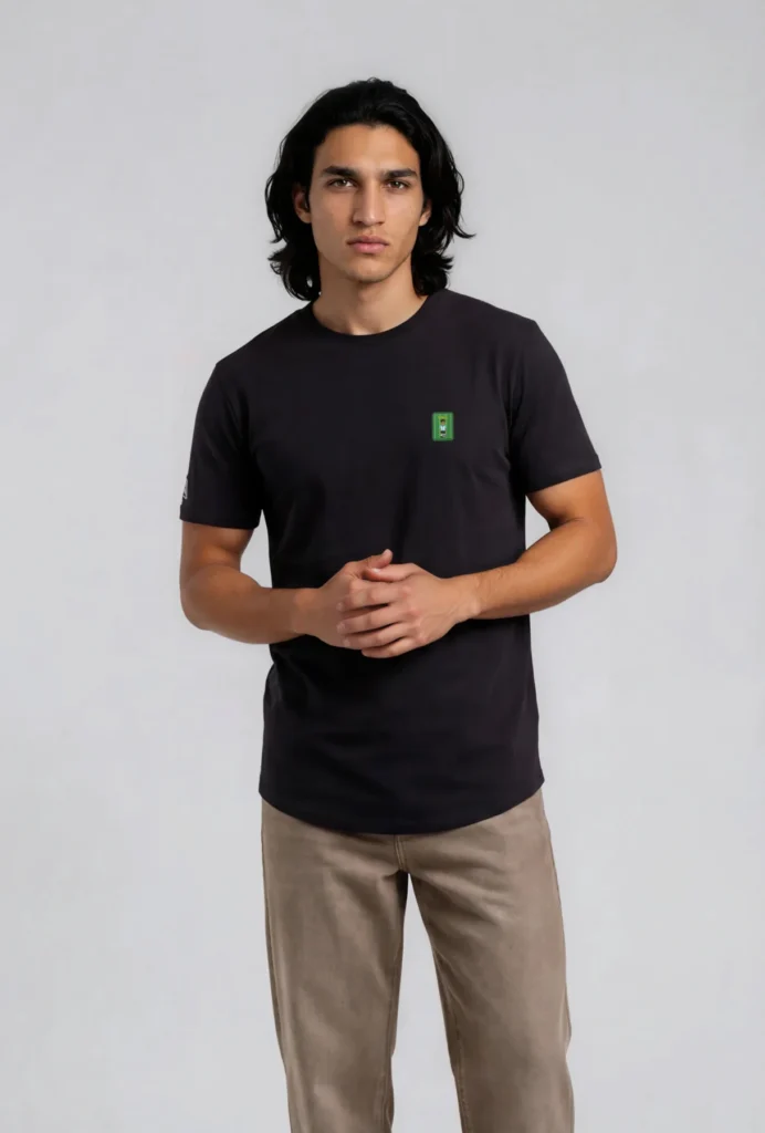 ARG Streetline Player Long Body Tee in Black