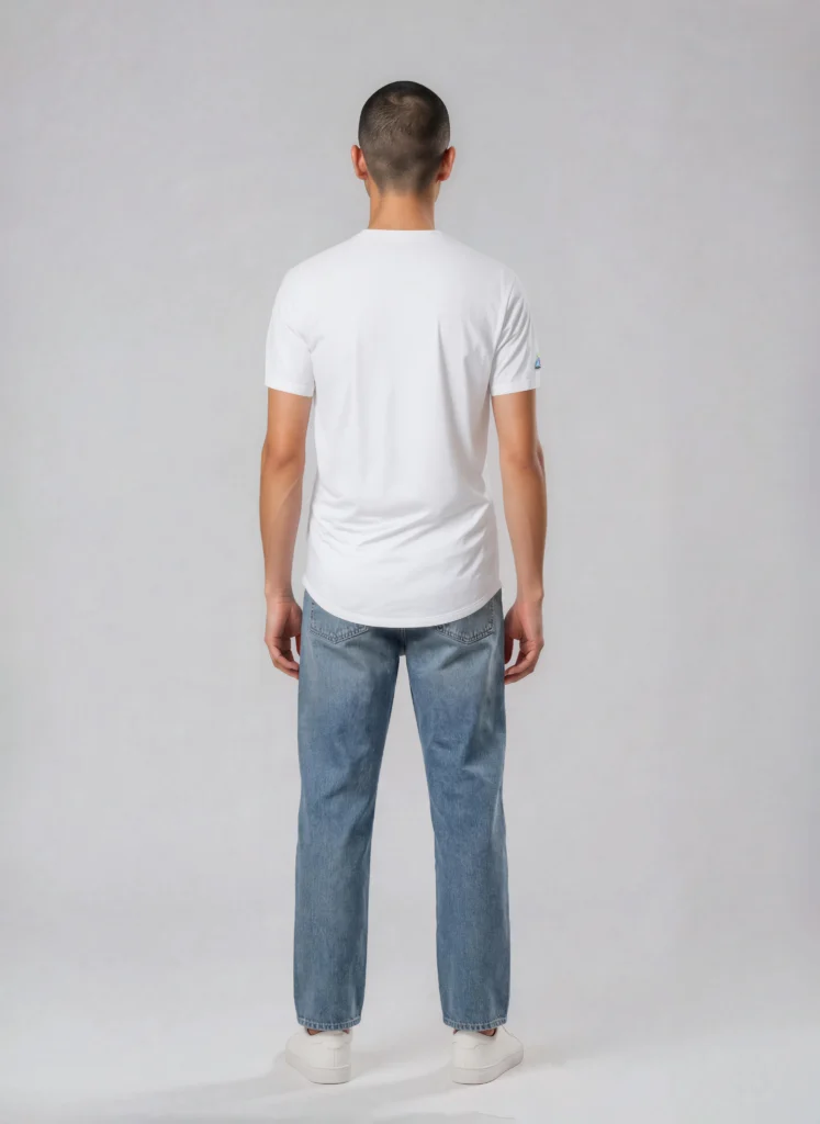 CAN Streetline Player Long Body Tee in White
