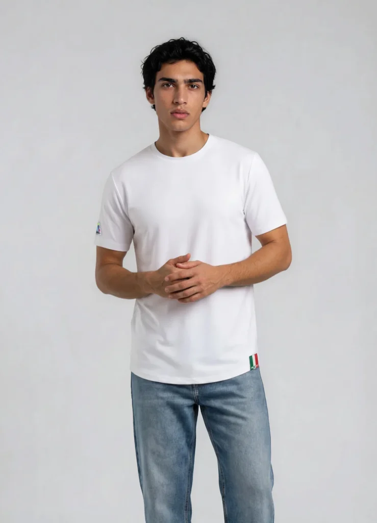 MEX Streetline Classic Long Body Tee in White