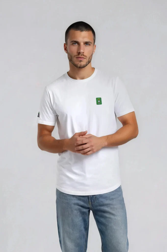 ARG Streetline Player Long Body Tee in White