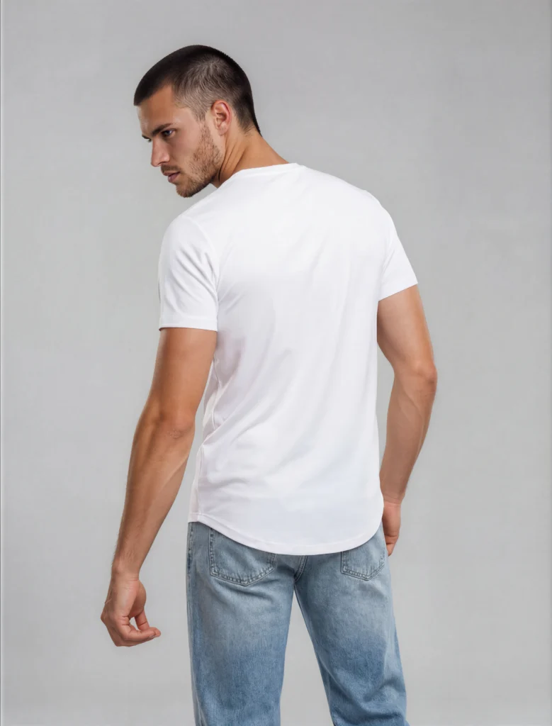 ARG Streetline Player Long Body Tee in White