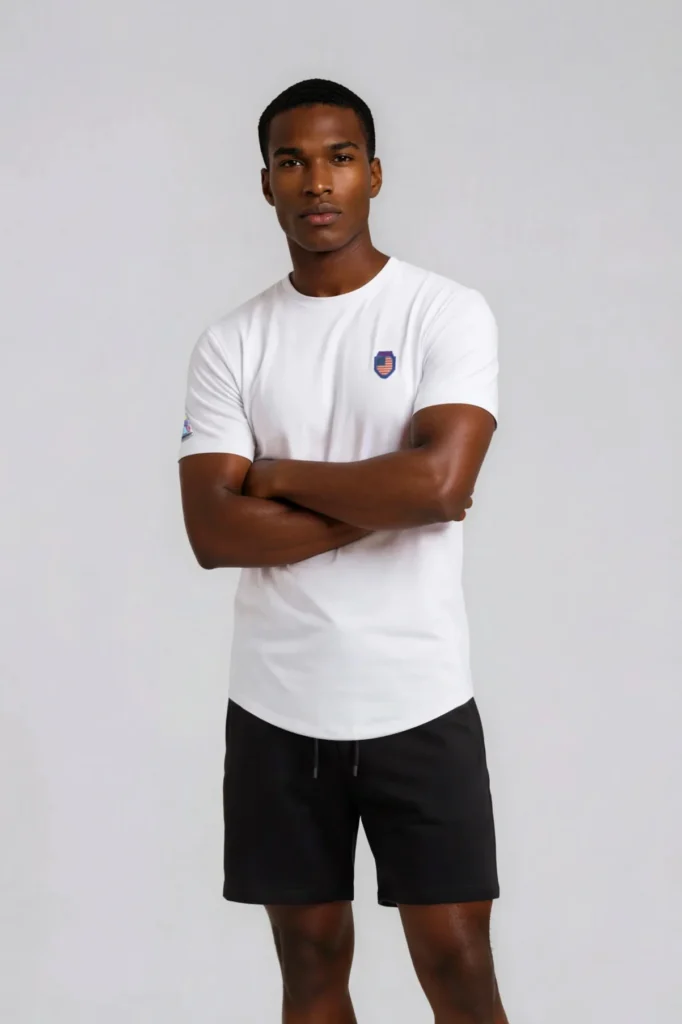 Streetline Legacy Long Body Tee in White