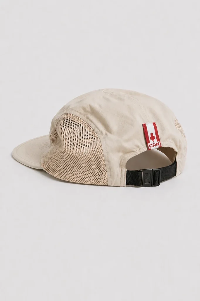 CAN PitchRunner 5 Panel Cap in Off-White