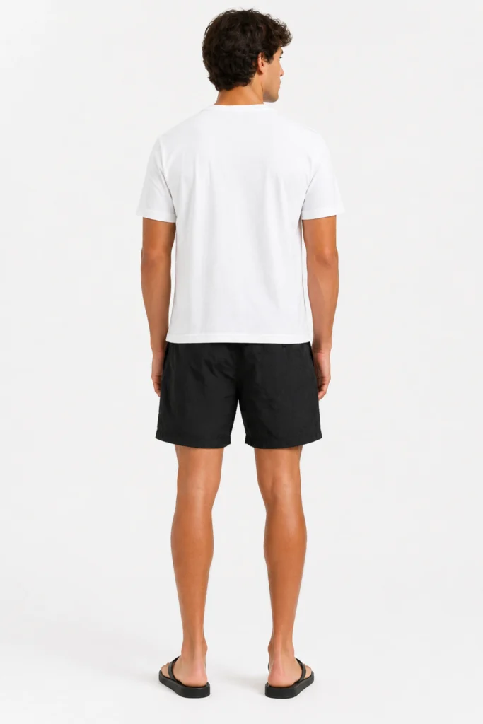 CAN PitchFlex 17" Swim Shorts in Black