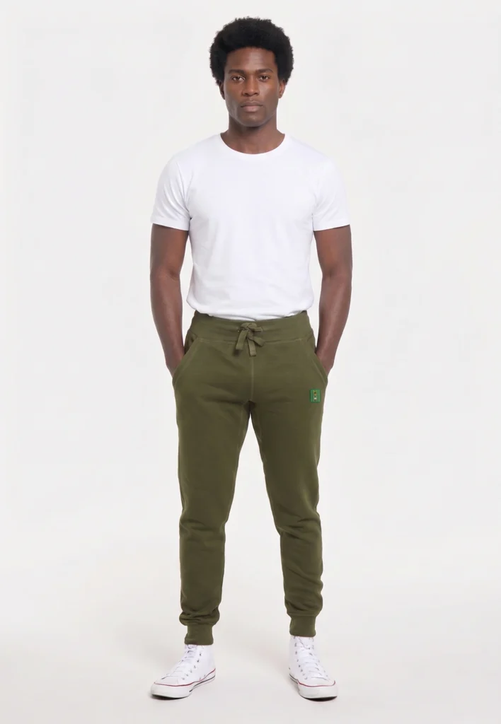 MEX PitchCore Fleece Joggers in Olive-Green