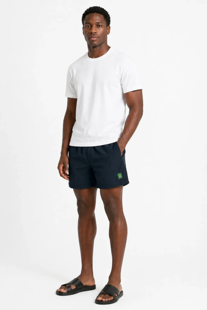PitchFlex 17” Swim Shorts in Dark Blue