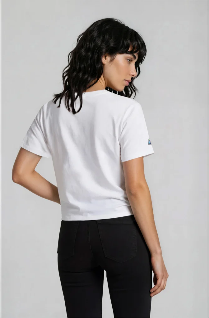 MEX AeroFlow Classic Crop Tee in White