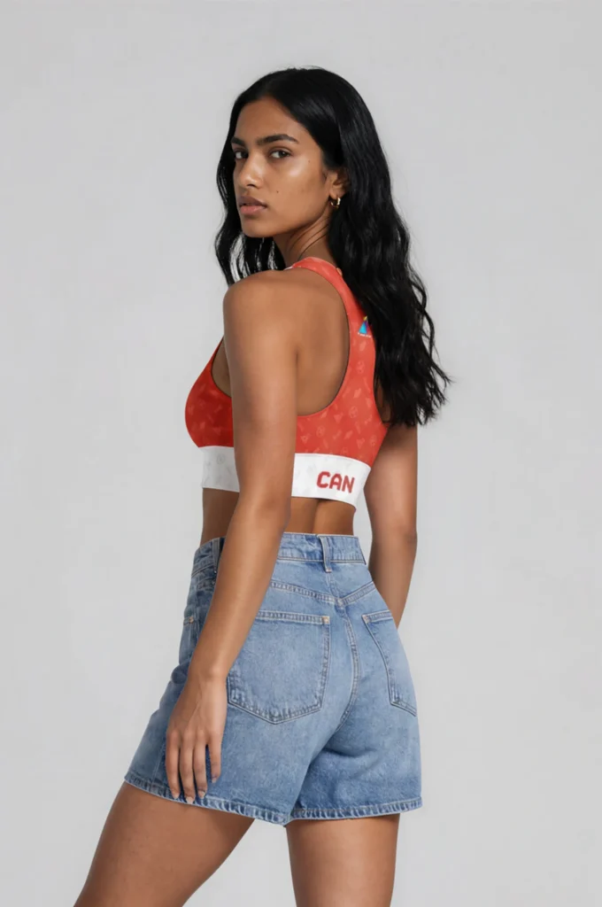 CAN Heritage Longline Sports Bra