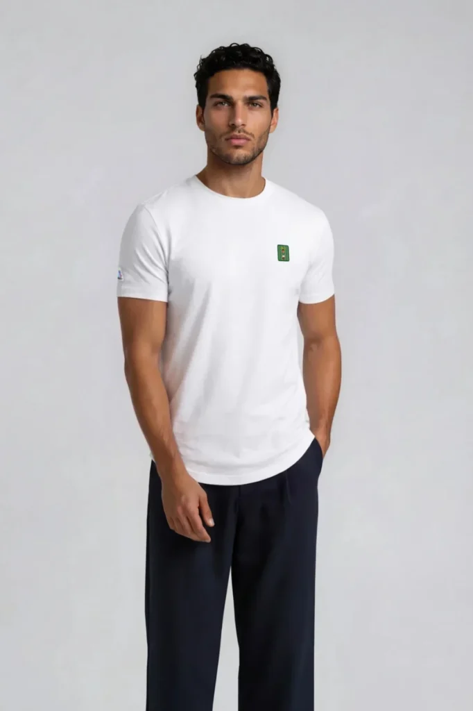 MEX Streetline Player Long Body Tee in White