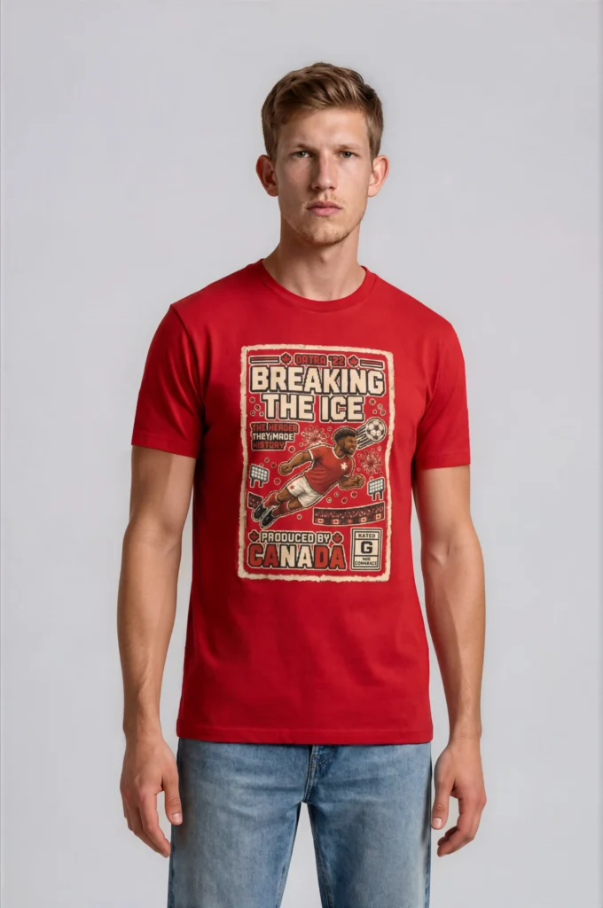 CAN Highlight Moment Short Sleeve T shirt in Red