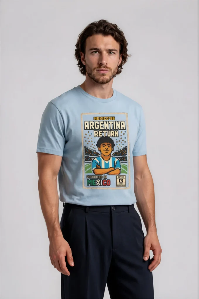 ARG Highlight Moment Short Sleeve T shirt in Light-Blue