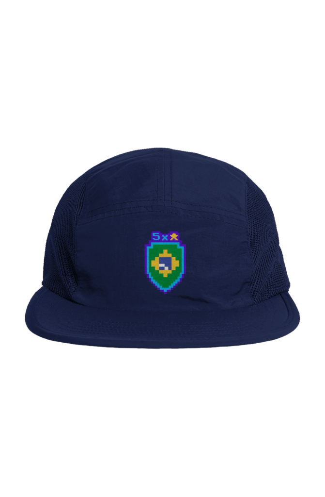 BRA Heritage 5 Panel Cap in Dark-Blue